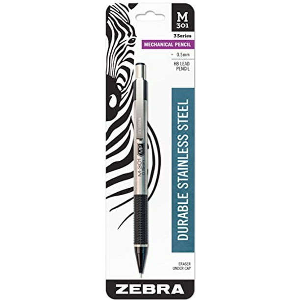 Zebra M301 Mechanical Pencil 0.5mm 1 Pack, Black (54011)