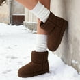 thumbnail image 3 of GJPBGK Women’s Winter Snow Ankle Boots Warm Pull-On Booties Cold Weathe, 3 of 9