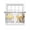 White Light Gray Lemon Yellow Light Yellow, variant on Sheer Curtains 45 Inches Long, Gold Grey Light Filtering Window Curtains for Living Room, Abstract Contemporary Square Graffiti Smear Art Rod Pocket Voile Sheer Curtain Drapes, 52"W x 45"L, 2 Panels