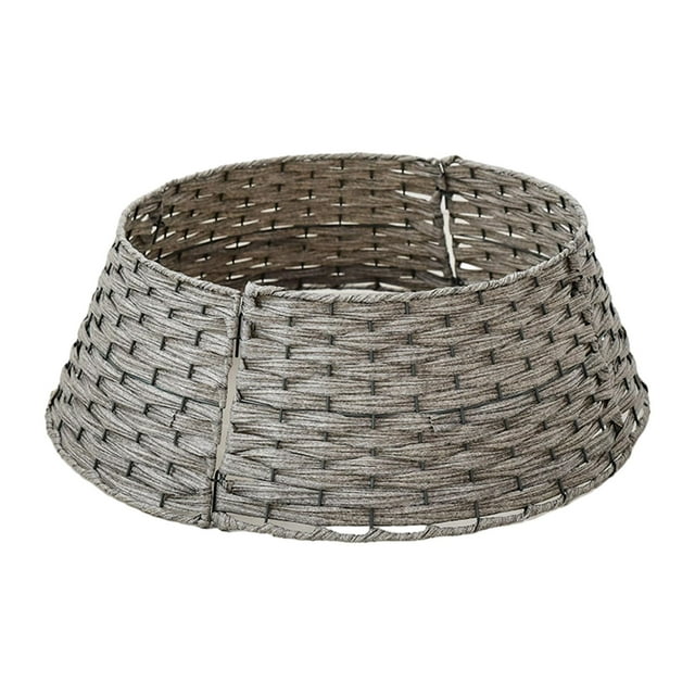 veasfak Collier d'Arbre de Noël Vacances Ferme Arbre de Noël Rond Nid Rond Arbre de Noël