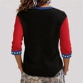 thumbnail image 3 of We Will Never Forget 911 Shirts for Women, American Flag 911 25th Anniversary Memorial Tshirt Courage Hope V Neck 3/4 Sleeve Patriotic Tops, 3 of 4