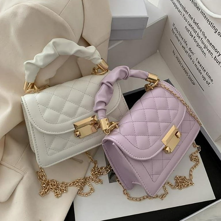 Lattice Bag Fashion Sling Bags Women Chain Shoulder Bags Messenger