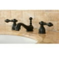 thumbnail image 2 of Kingston Brass KS3955AL Restoration Mini-Widespread Bathroom Faucet, Oil Rubbed Bronze, 2 of 3