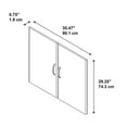 thumbnail image 2 of Pemberly Row Half Height Door Kit (2 doors) in Hansen Cherry - Engineered Wood, 2 of 5
