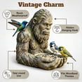 thumbnail image 3 of Bigfoot Bird Feeder Your Backyard Sasquatch Bird Butler Tree Mounted Resin Feeder Whimsical Garden Sculpture Outdoor Decor For Yard Patio Lawn And Garden Lovers, 3 of 5