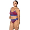 thumbnail image 5 of fresh collection by Fruit of the Loom Women's Seamless Cami Bralette and Bikini Underwear Set, 5 of 7