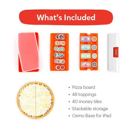 Osmo - Pizza Co. Starter Kit for iPad - Ages 5-12 - Communication & Money Skills, Business Math (Osmo Base Included)