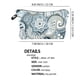 thumbnail image 3 of Bolsa de maquillaje, bolsa de cosméticos, bolsa de maquillaje grande para mujeres, estilos de bolsa de maquillaje, bolsa de cosméticos de viaje portátil para mujeres, paquete de flores para mujeres, 3 of 4