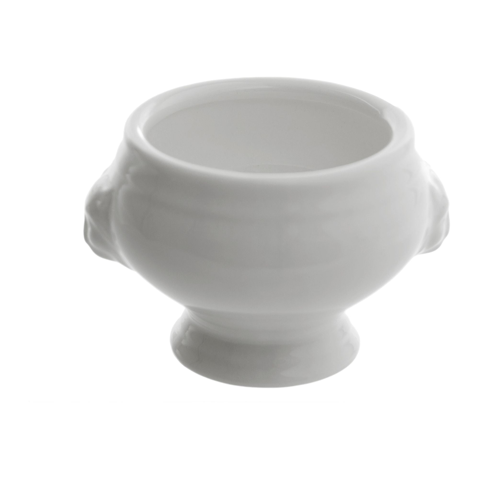 10 Strawberry Street Whittier 3.25" Mini Lion Headed Taureen, Set of 6, White