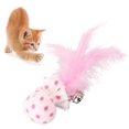thumbnail image 4 of 2PCS Feather Cat Toy Lovely Creative Interactive Bell Cat Toy Cat Plush Toy, 4 of 10