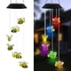thumbnail image 1 of Campana de viento solar LED MorTime Abeja 25 para colgar en jardín y hogar, 1 of 7