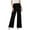 Black1, variant on Babcutegg Long Pants for Toddler Girls Wide Leg Elastic Waist Back to School Clothes for Girls Black