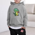 thumbnail image 2 of LUOGENLI Boys Suits Size 14 Slim Kids Hoodie Sweatshirt And Sweatpants Valentine'S Day Cartoon Dinosaur Flowers Prints Pullover Hoodie Set Tracksuit 2 Piece Outfits Outfits For Boys Size 6-7 4-5Years, 2 of 4
