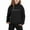 1-Black1597, variant on WOYY Girls Outfits Letter Print Hoodie Sweatshirt Sweatpants Sweatsuit Children's Clothes Sets, Sizes 2-16