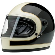 BILTWELL Gringo Tracker Helmet Gloss Black/White Sm GS-GBV-LETRK-SM
