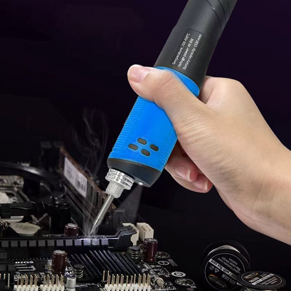 Beisidaer Usb Wireless Soldering Iron Set Led Digital Soldering Pen 1500Ma With Stand