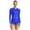 Royal Blue, variant on Xnihocha Women's Sequin Latin Dance Dress Tassel Jazz Dance Leotard Long Sleeve Ballroom Dancewear Silver 16
