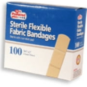 Bandages Flexible Fabric Adhesive 3/4 Inch X 3 Inches 100 Each