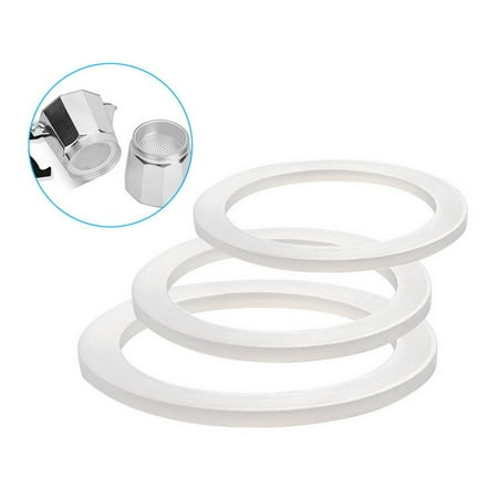 

Yin 2Pcs Silicone Sealing Ring Spacer Coffee Accessories Replacement for Moka Pot
