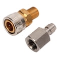 thumbnail image 3 of Enchufe de acoplador de liberación rápida de carga, conector rápido BSPP de 1/8 Conector rápido BSPP Accesorios de enchufe hembra de desconexión rápida Instalación sin esfuerzo, 3 of 8