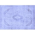 thumbnail image 1 of Ahgly Company Machine Washable Indoor Rectangle Abstract Blue Modern Area Rugs, 8' x 12', 1 of 4