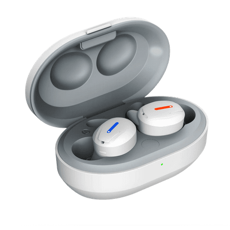 LINNER Mars OTC Hearing Aids with Noise&Feedback-Cancellation Discreet Fit for All-Day Comfort  with Focus Mode - Stellar White