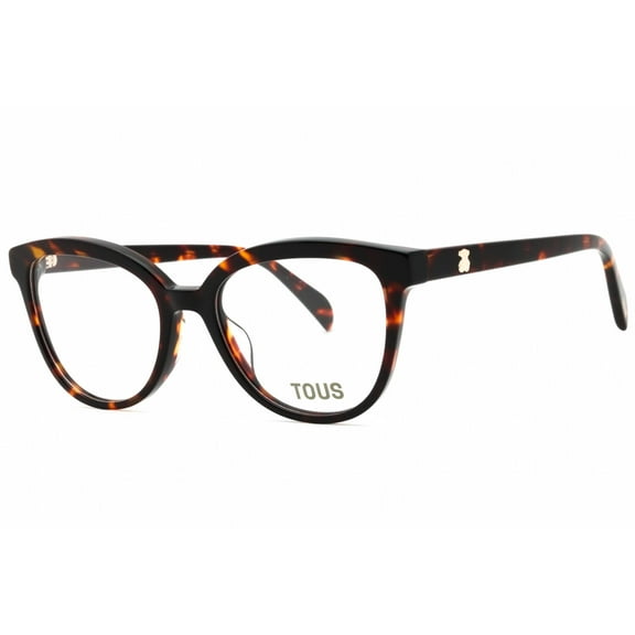 Tous VTOB93 09JC Women's Shiny Red Havana Acetate Frame Eyeglasses