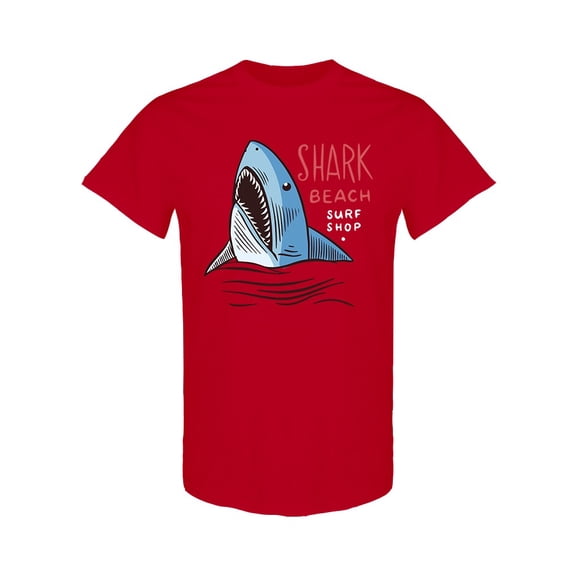 Shark Beach T-Shirt Men -Image by Shutterstock, Male Small