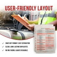 thumbnail image 5 of Annual Vehicle Inspection Report Form DOT Compliant - 8.5" x 11.75" Carbonless 3-Ply Snap-Out Format, Meet DOT Requirements 49 CFR 396.21 (White & Yellow, 20Pcs), 5 of 11