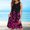 Hot Pink#1, variant on Womens Summer Dress Loose Crew Neck Sleeveless Sundresses Swimsuit Coverup with Pockets Print Flora Short Tank Dress