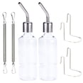thumbnail image 1 of 2pcs Hanging Water Feeder Bottle Drinking Fountain for Rabbits and Hamsters, 1 of 9