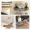 Triangle Suction Cup Corner Shelves No Drilling Bathroom Storage Rack ...