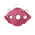 thumbnail image 3 of Herramientas de grabado de plantilla de arco para carpintería, localizador de ángulo R para mesas (Rose Red C) Sywqhk Para estrenar, 3 of 3