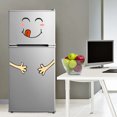 thumbnail image 5 of Dvkptbk Wall Sticker Fridge Sticker Home Decoration Fridge Sticker Sunglasses Fridge Sticker Happy Delicious Face Kitchen Fridge Wall Stickers Art Home Decor on Clearance, 5 of 5