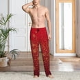 thumbnail image 6 of Fotbe Merry Christmas Men's Pajama Pants,Sleepwear Pants,Pj Bottoms Drawstring And Pockets-Medium, 6 of 7