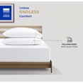 thumbnail image 3 of Fundas de almohada con hebra extendida, 100% algodón, estándar, tamaño queen white, x2, 3 of 7