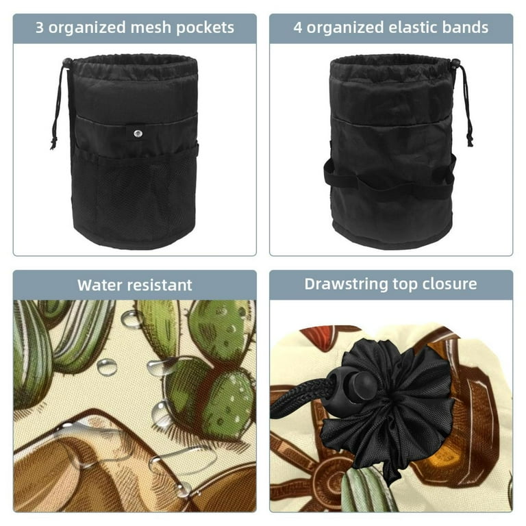 Drawstring makeup bag boots discount