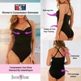 thumbnail image 4 of InstantFigure One Piece Shirred Twist Front Swimsuit 13594P, 4 of 7