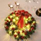 thumbnail image 1 of Guirnalda de Navidad con 40 luces LED con batería, decoraciones para fiestas de Navidad de 16 pulgadas Feliz Sencillez, 1 of 5
