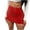 Red, variant on TIHLMK Mini Skirt Fashion Woman Causal Skirt Sexy Ultrashort Skirt Solid Hip Skirt A-line Skirt Black