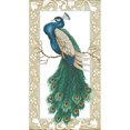thumbnail image 1 of Kit de bordado de costura de punto de cruz con sello de 14 quilates (D383 rama de pavo real) Tmvgtek Oficina Multiescena Multifunción, 1 of 9