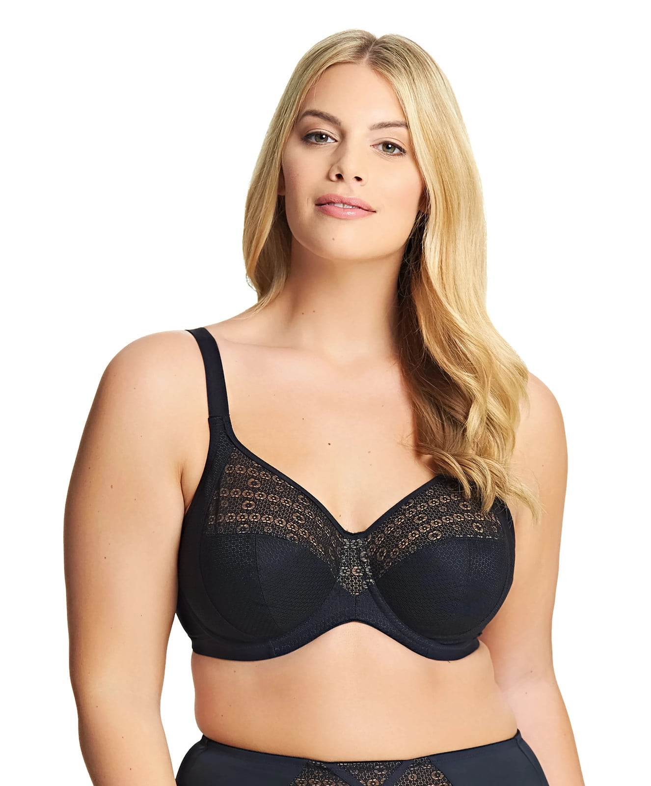 Elomi Womens Mitzi Underwire Banded Bra, 42HH, Black Walmart Canada