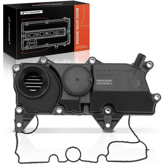 A-Premium Engine Valve Cover with Gasket Compatible with Volvo - 2015-2020 - S60, S80, S90, V60, V90, XC40, XC60, XC70, XC90, S60/V60/V90-Cross Country, 2.0L Turbo Engine, Replace # 32140004 31316184