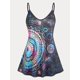 thumbnail image 1 of Top Talla Extra Cami Estampado Bohemio Rosegal  Camisetas sin mangas de talla grande, 1 of 5