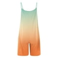 thumbnail image 5 of IROINNID Jumpsuit Shorts for Women Summer Leisure Printing Jumpsuit Loose Shorts With Pockets Jumpsuit Back straps,Orange, 5 of 7