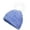Brown/White, variant on P604K Faux Fur Pom Beanie - Silver/White - OS