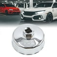 thumbnail image 2 of Unique Bargains Steel 74-75mm Inner Dia 14 Flutes Car Oil Filter Cap Wrench Housing Remover Tool Silver, 2 of 2