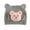 Gray-Milk tea bear, variant on Korean Baby Hat Cute Cartoon Plush Bear Ears Beanies Caps Newborns Bonnet Trendy Pullover Hats Infant Shower Gift