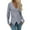519_Grey, variant on QASIEATN Sweaters for Graceful Ladies Fashion, Fashion V Neck Long Sleeve Solid Color Pullover Sweater Knitting Top, Womens Fall Tops