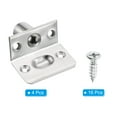 thumbnail image 3 of Steel Closet Door Ball Catch with Strike Cabinet Ball Latch for Interior Doors, Silver 4 Pack, 3 of 5